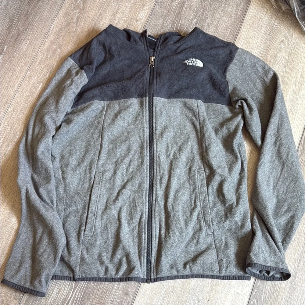 The North Face boys XL full zip fleece